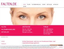 Tablet Screenshot of falten.de